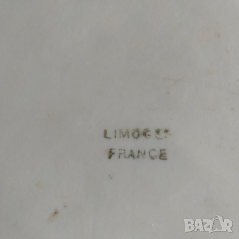 Порцеланово подносче Limoges France 12 х 12 см, снимка 3 - Антикварни и старинни предмети - 44020079