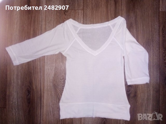 Дамска блуза със 7/8 ръкав, снимка 4 - Блузи с дълъг ръкав и пуловери - 40725401