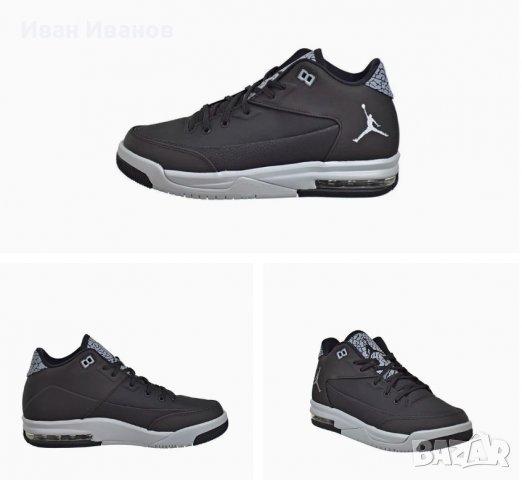 оригинални маратонки  Nike Jordan Flight Origin 3 BG 'Black Silver' номер 38,5-39, снимка 1 - Маратонки - 38517684