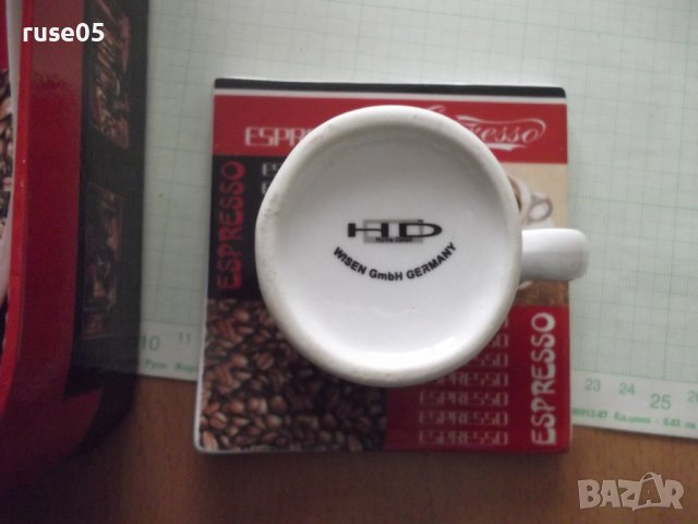 Комплект "SOLECASA" от две чашки за кафе нов, снимка 11 - Сервизи - 43911712