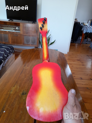 Стара детска китара #3, снимка 5 - Антикварни и старинни предмети - 36527947