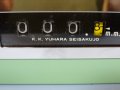 Електро-механичен брояч панелен K.K YUHARA Seisakujo R100 electromechanical counter , снимка 3