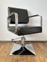 Стол за подстригване с маслен крик за фризьорски салон, измивна колона, снимка 1 - Фризьорски столове - 42115612