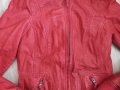 Червено кожено яке , снимка 4