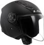Мото Каска LS2 Open Faced Motorcycle Helmet Airflow II ECE 22.06 L Размер SOLID GLOSS BLACK-06 Черна, снимка 2