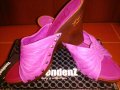 Дамски сандали в розов цвят, в крак с модните тенденции. Изработени  от естествена кожа на платформа, снимка 1 - Сандали - 27579252