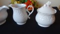 Класическо бяло с релеф Vintage Mitterteich Bavaria Germany Porcelain, снимка 3