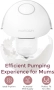 Помпа за кърма Momcozy Mobile Style M6, 3 режима, 9 нива, 2 бр., сиви, снимка 2