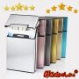 Алуминиева Стилна табакера кутия Слим Slim за тънки цигари мурати слим Murati slim gold , снимка 1