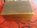 Дървена гравирана кутия, снимка 1 - Сувенири от дърво - 26430528