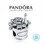 Талисман Пандора сребро 925 Pandora Champagne in Ice Bucket. Колекция AmélieBottle, снимка 1 - Гривни - 39164157