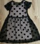 Детска рокля H&M, size 122см, 6/7г., черен тюл,бежова еластична подплата, много запазена, снимка 3
