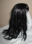 Перука от изкуствена коса 70 см черна права, отлична, снимка 3