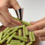 Стоманен протектор за пръсти за рязане на зеленчуци и белене на ядки - 1бр, снимка 3