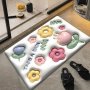 Бързо съхнеща триизмерна постелка за баня в различни разцветки ЦВЕТЯ