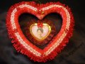 Красиво сърце - рамка - Валентинка, снимка 1 - Романтични подаръци - 6673089