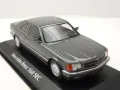 Mercedes-Benz 560 SEC W126 1986 - мащаб 1:43 на Maxichamps моделът е нов в PVC дисплей-кейс, снимка 7