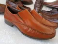 Мъжки мокасини КАТО НОВИ LUCIANO BELLINI® original, 💯 % естествена кожа, 42 - 43, снимка 1