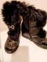 Зимни лачени Ботички с пухчета, снимка 6