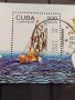 Две блок пощенски марки стари редки за колекция Куба,Корея - 22619, снимка 5