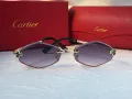 Cartier 2024 дамски слънчеви очила ромб 3 цвята, снимка 5
