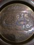 Медна гравирана чиния, снимка 2