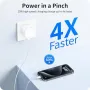 Нов Комплект iPhone 15 зарядно 25W, USB C кабел 6.6FT бързо зареждане Айфон, снимка 2