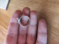 Стар сребърен пръстен филигран (58) , снимка 5