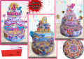 Картонени торти и парти артикули за момичета-авторски дизайн,фотопечат, снимка 9