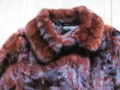 Дамско палто , кожух естествен косъм, норка,шведска фирма, снимка 3