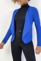 Дамско сако (блейзър) с ревер и джобове с цип, 3цвята - 024, снимка 4