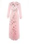 Дамска нова дълга розова рокля размер М/38, снимка 2