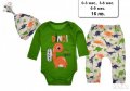 Нов сладурски бебешки комплект Дино, 3-6 мес., снимка 1 - Комплекти за бебе - 34935079