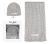 Celine Комплект Зимен Шал И Зимна Шапка - Налични Различни Цветове Код SK420, снимка 11