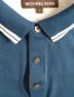 Michael Kors Polo Shirt Blue - страхотна мъжка блуза КАТО НОВА, снимка 2