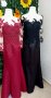 официална бална рокля в бордо или черно