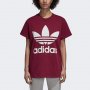 Adidas Trefoil Tee - страхотна дамска тениска, снимка 1 - Тениски - 32751327