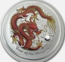 1 oz, Цветен лунар, Година на дракона-2012, снимка 1