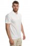 Нова бяла мъжка блуза (тениска) тип Lacoste, с яка, снимка 3