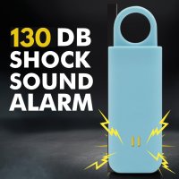Лична аларма за безопасност със сирена и светлина, ключодържател, синя, снимка 7 - Други стоки за дома - 43341491