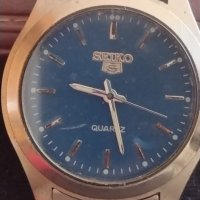 Марков мъжки часовник SEIKO 5 QUARTZ SWISS MOVT класически модел 42794, снимка 3 - Мъжки - 43741619