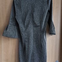 VILA JOY - сребриста рокля, снимка 5 - Рокли - 40535831
