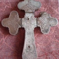 Сребърен кръст, снимка 1 - Антикварни и старинни предмети - 28574850