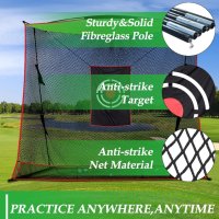 KAIDIDA Система за практикуване на голф, Тип 2 - 3х2,4 м, снимка 4 - Голф - 43951870
