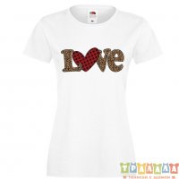 Дамска тениска Свети Валентин Love Gnome Valentine's 8, снимка 5 - Тениски - 35551929