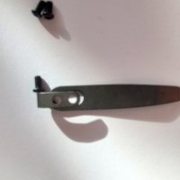 Черен стоманен клипс за нож с подарък крепежи модел 3, снимка 3 - Ножове - 43951116