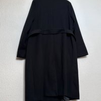 Черно палто с колан Yours, снимка 4 - Палта, манта - 43835713