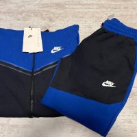 Мъжки екип Nike Tech Fleece Blue and Black, снимка 3 - Спортни дрехи, екипи - 44063589
