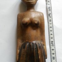  Африканска фигура, снимка 2 - Антикварни и старинни предмети - 28761088