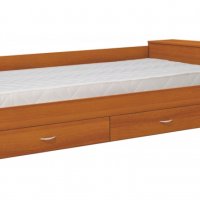 Легло ” Анди” с чекмеджета и ракла за м-к 120/190 см. , снимка 3 - Спални и легла - 28025390